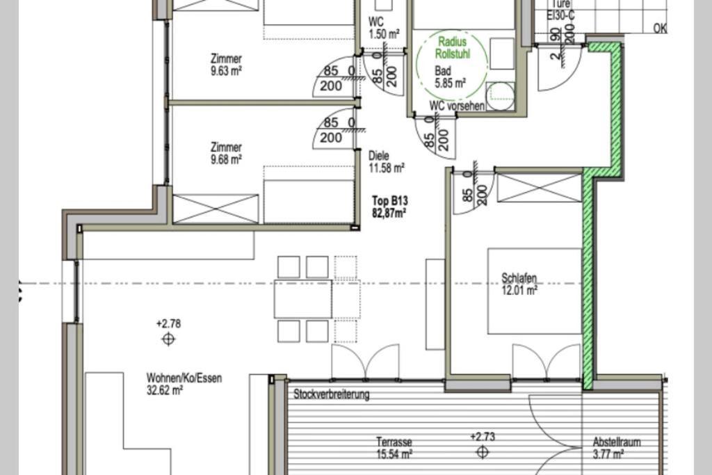 Terrassenwohnung In Praemierter Wohnanlage Klaus  Экстерьер фото